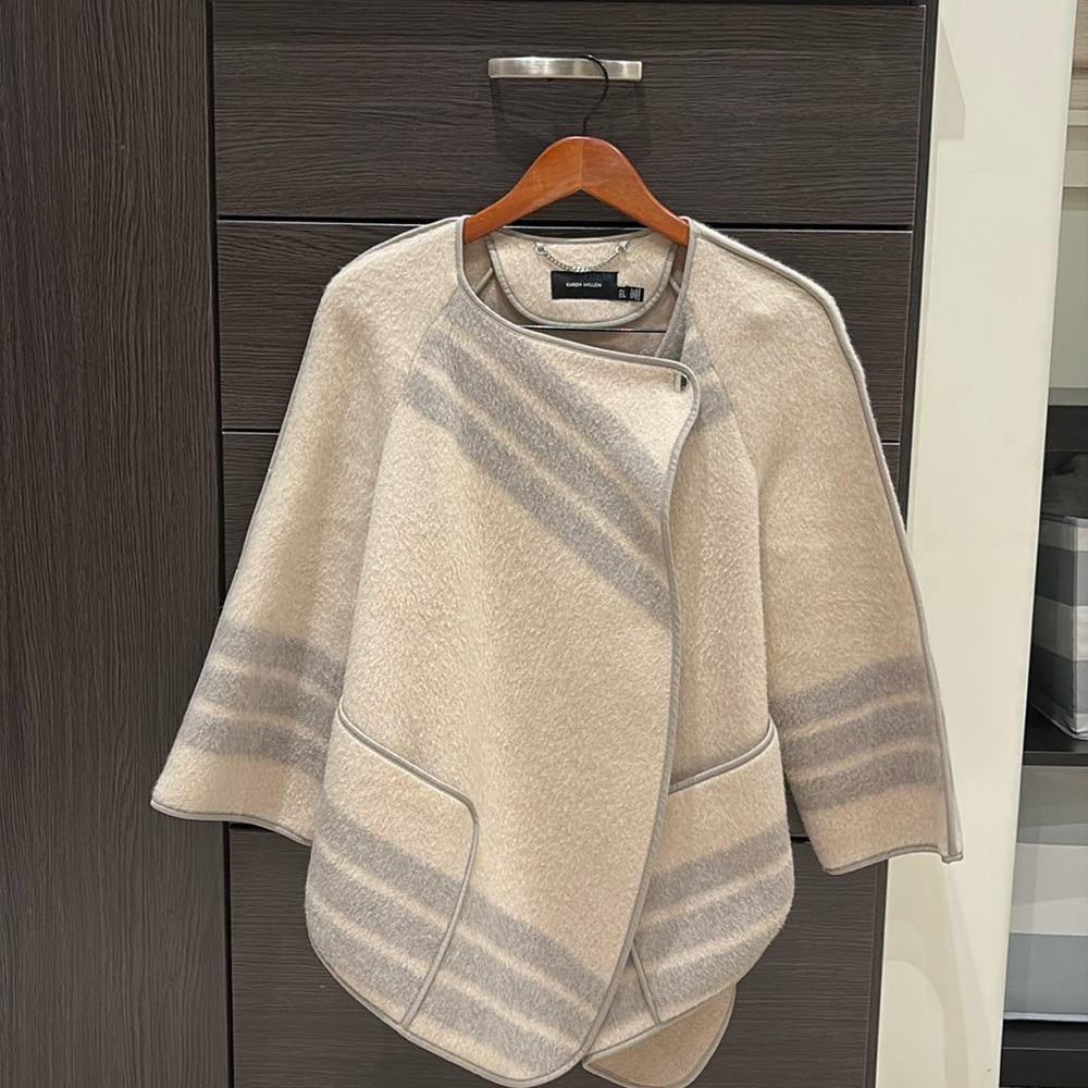 Beige Karen Miller cape